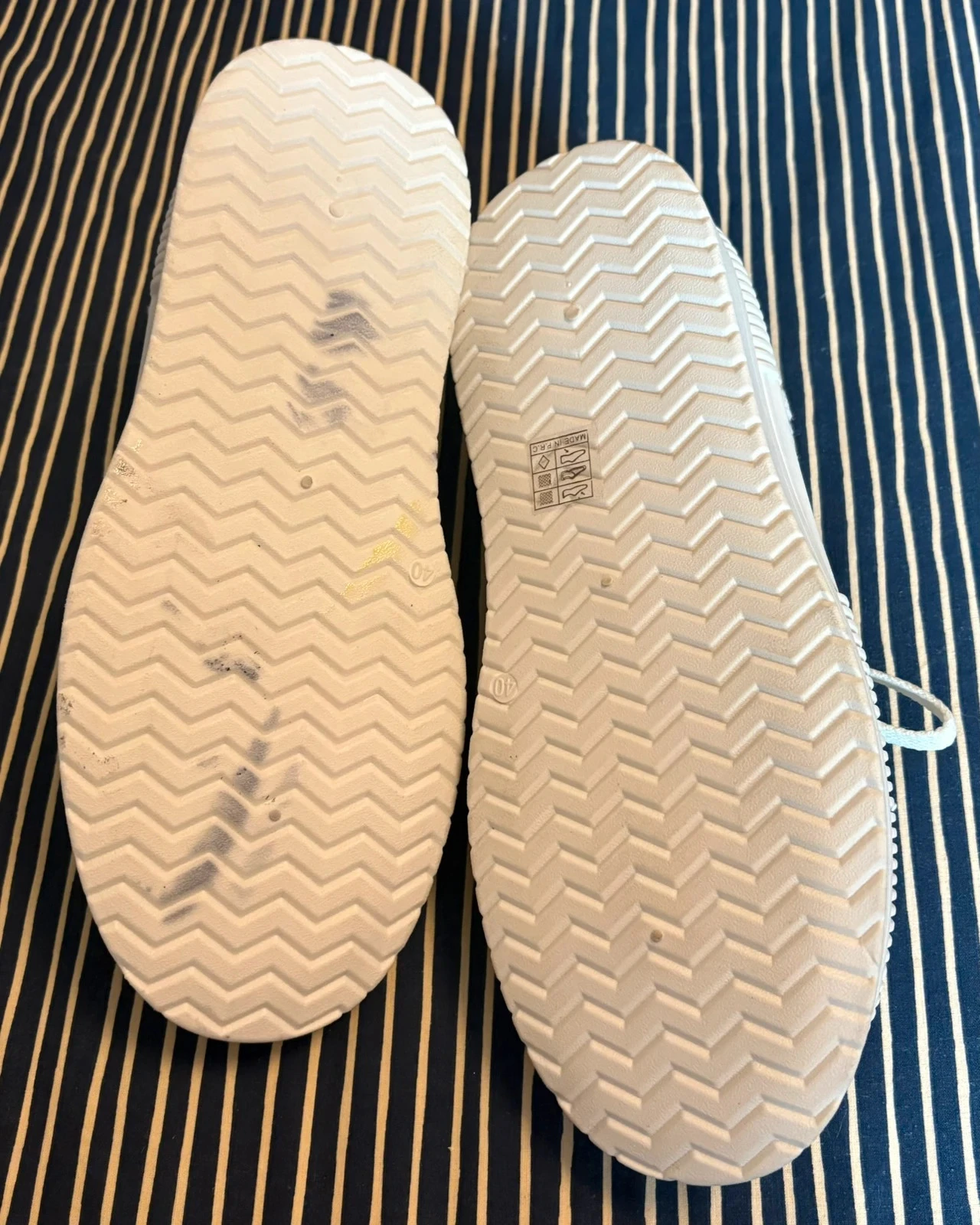 Witte bloemen platform sneakers – photo 4